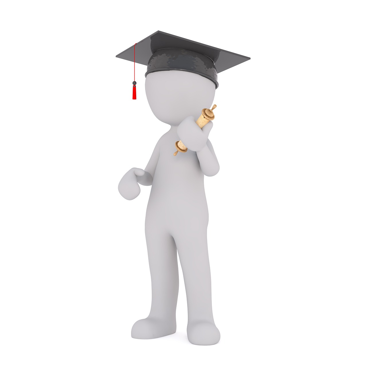 white male, 3d model, isolated, 3d, model, whole body, white, doctor, doktortitel, graduate, doctoral hat, master, graduate, graduate, graduate, graduate, graduate